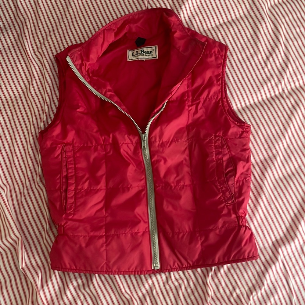Pink L.L. Bean vest